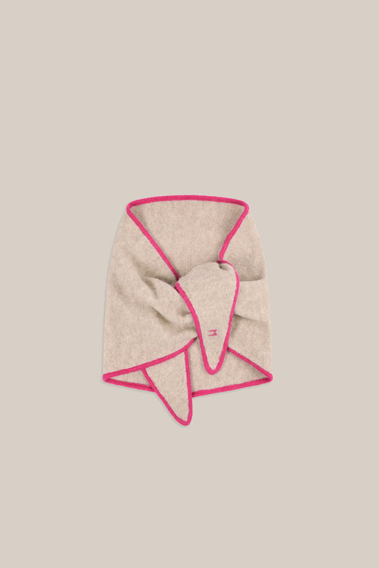 Moismont French Alpaca Scarf 'Elly' In Lipstick Cord