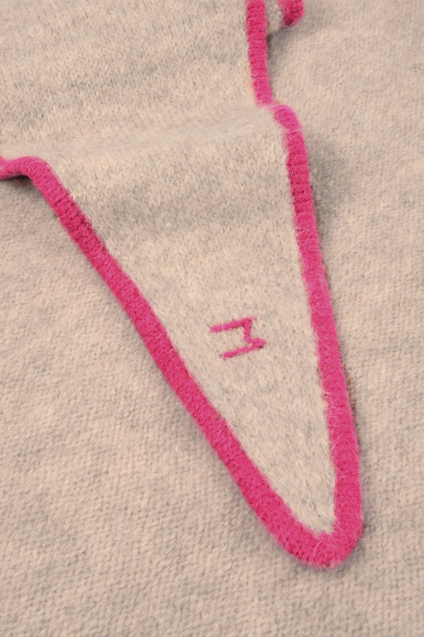 Moismont French Alpaca Scarf 'Elly' In Lipstick Cord