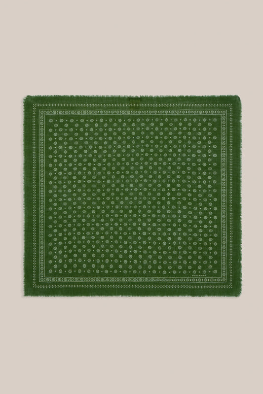 Moismont French Wool Scarf 'Olaf' In Folk