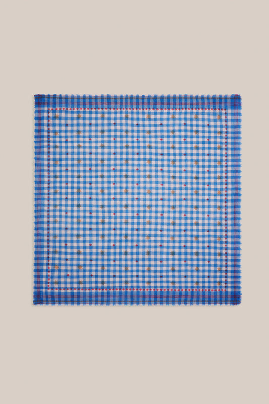 Moismont French Wool Scarf 'Galopin' In Circus
