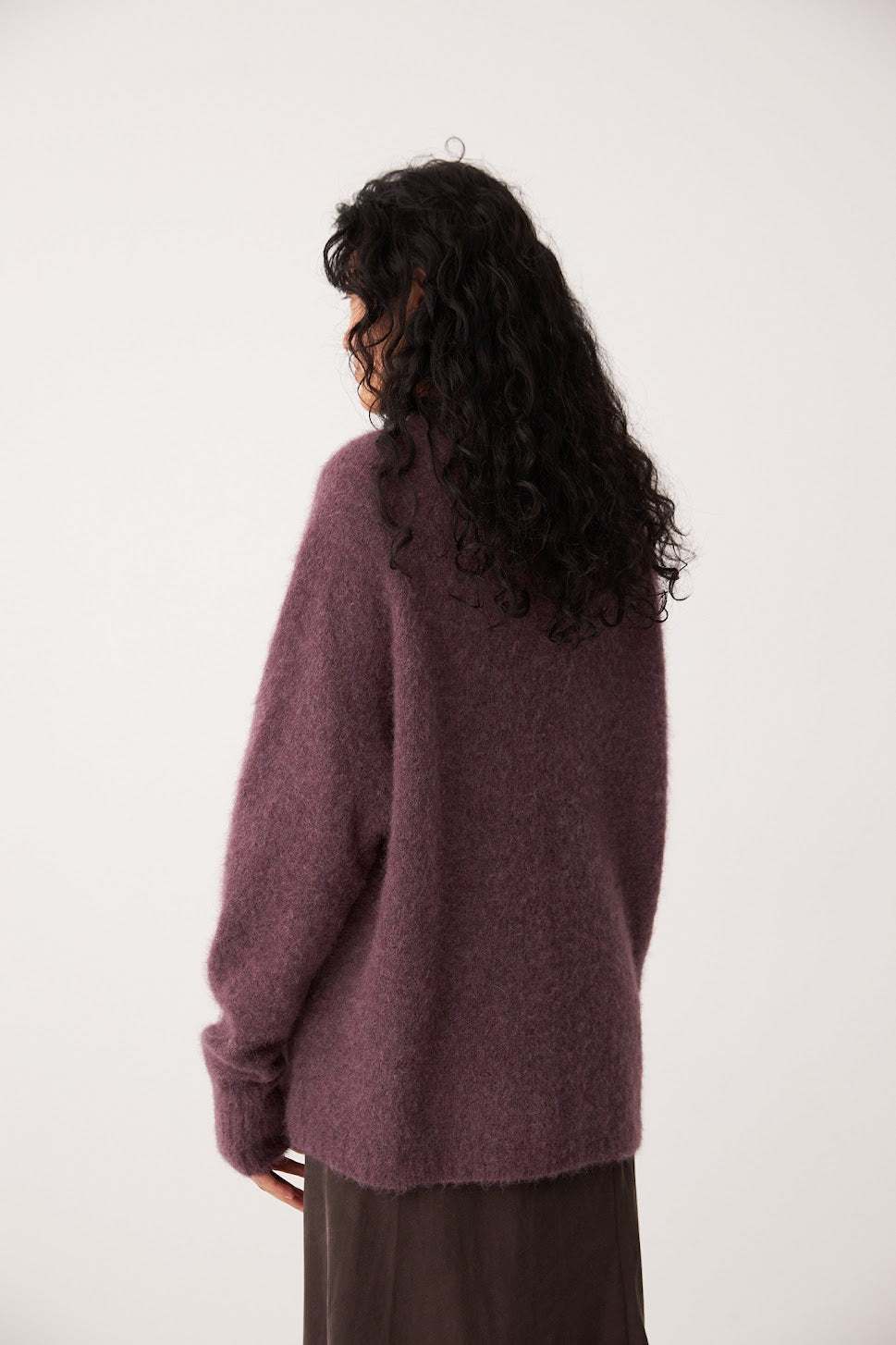 Francie Campfire Alpaca Knit Orchid