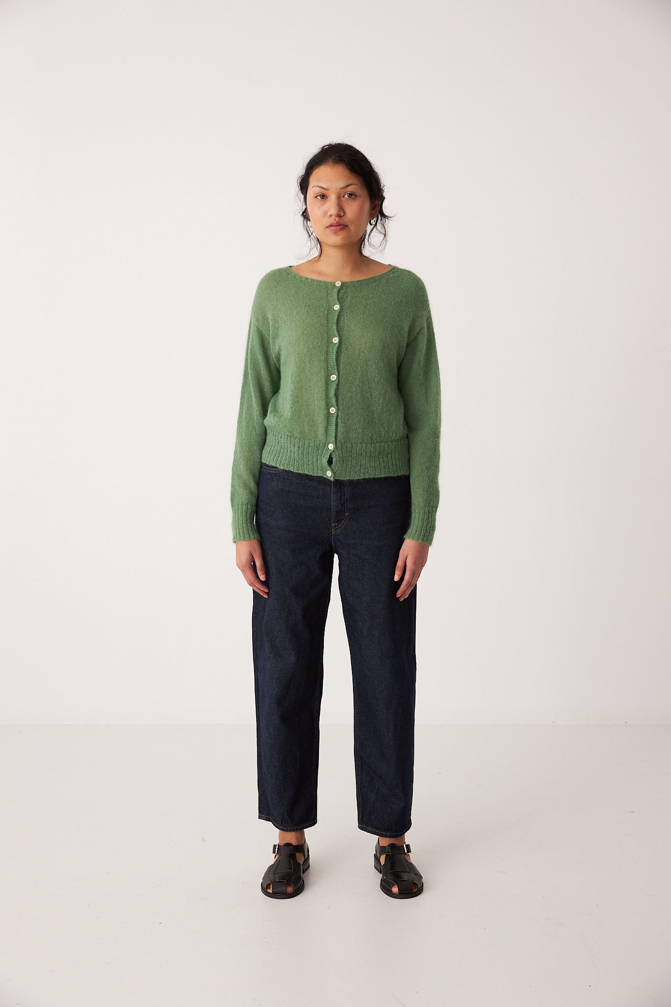 Francie Fleur Cardigan Clover