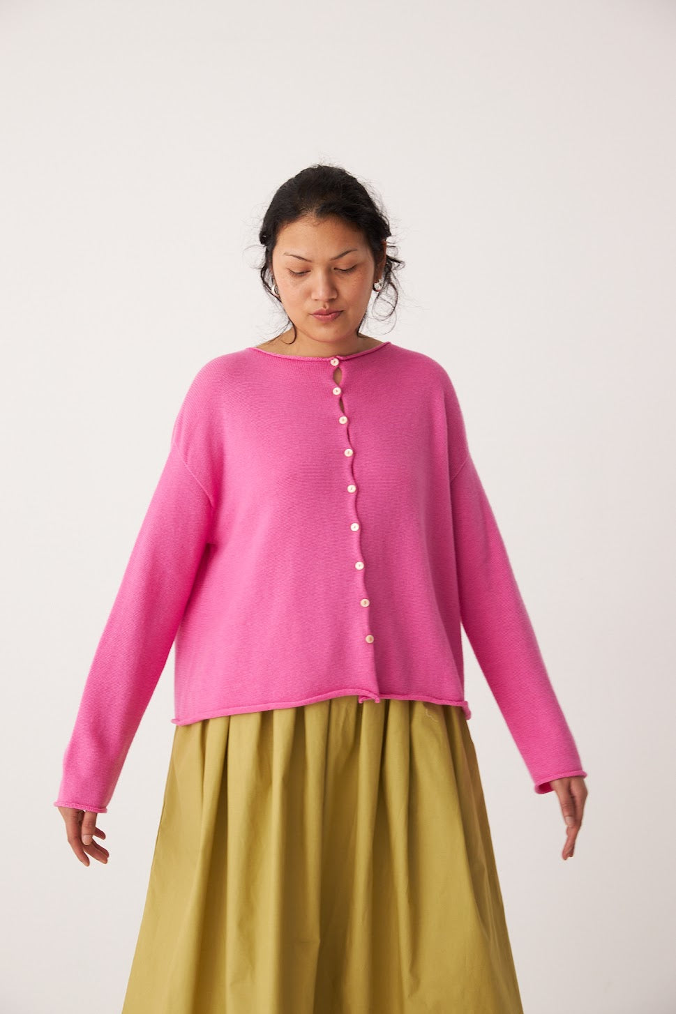 Francie Dolls Reversible Cardigan Rose Pink