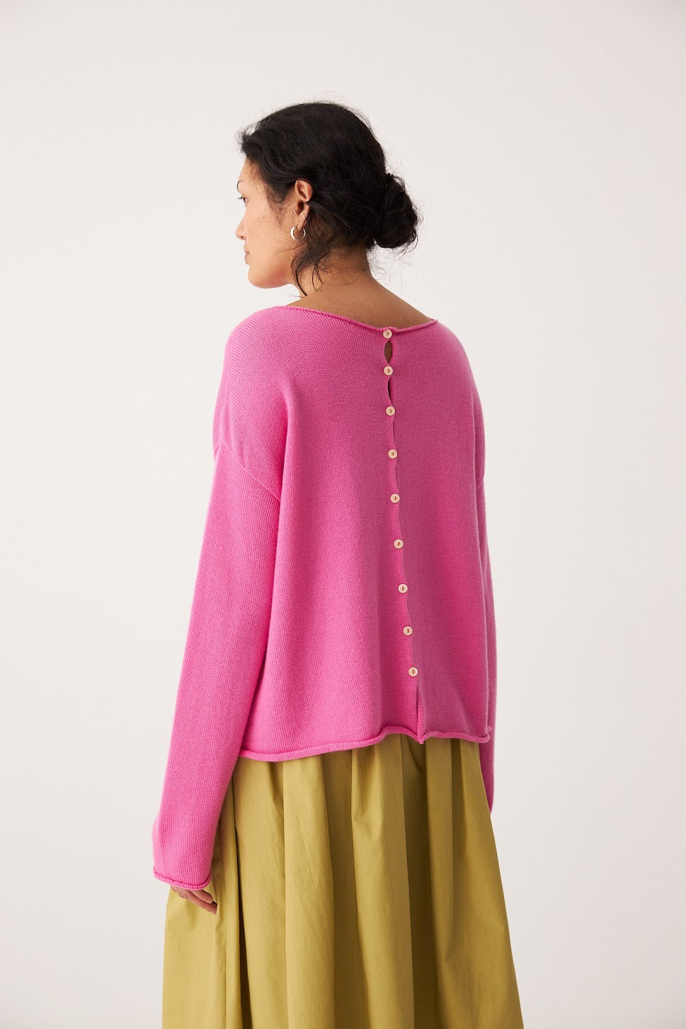 Francie Dolls Reversible Cardigan Rose Pink