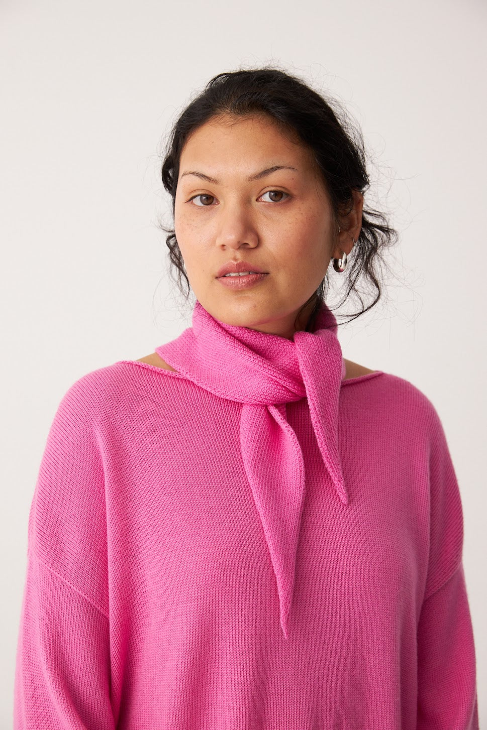 Francie Daisy Scarf Rose Pink