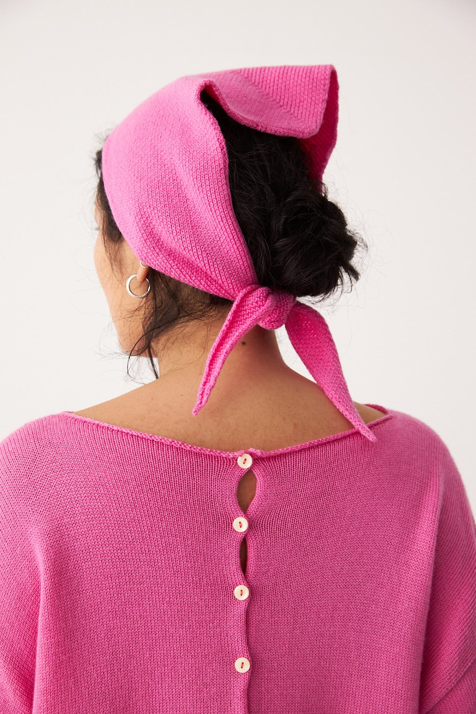 Francie Daisy Scarf Rose Pink