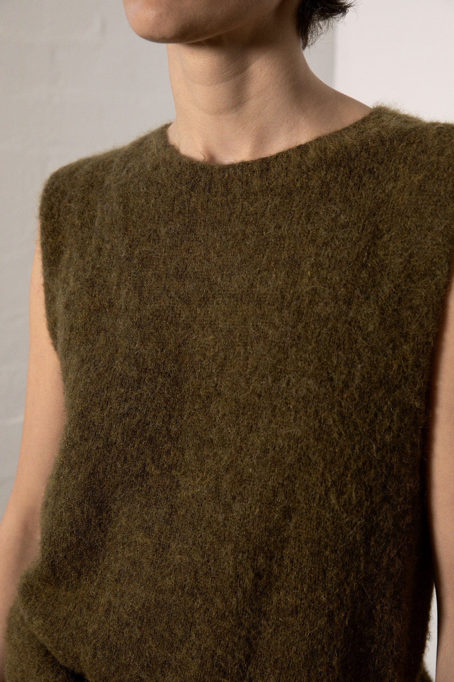 Francie Picnic Vest Moss