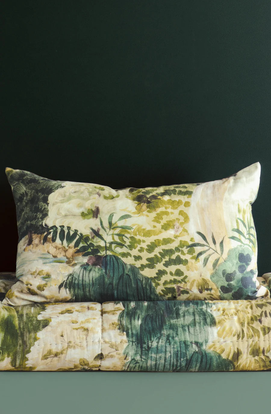 Bianca Lorenne 'Floresta Verde' Pillowcase Pair