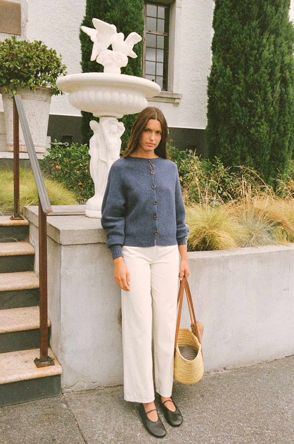 Francie Loft Cardigan Fiord Blue