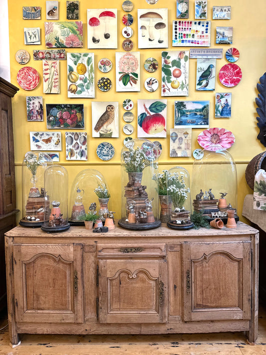 Antique French Rustic Oak Sideboard