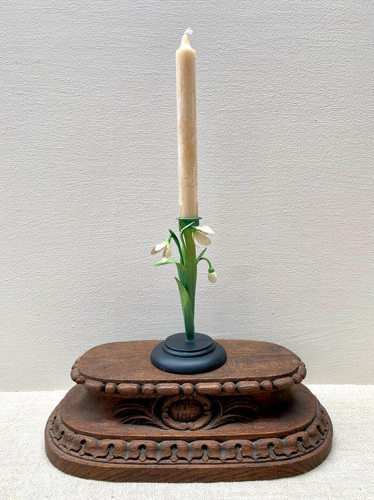 Snowdrop - European Metal Candle Holder