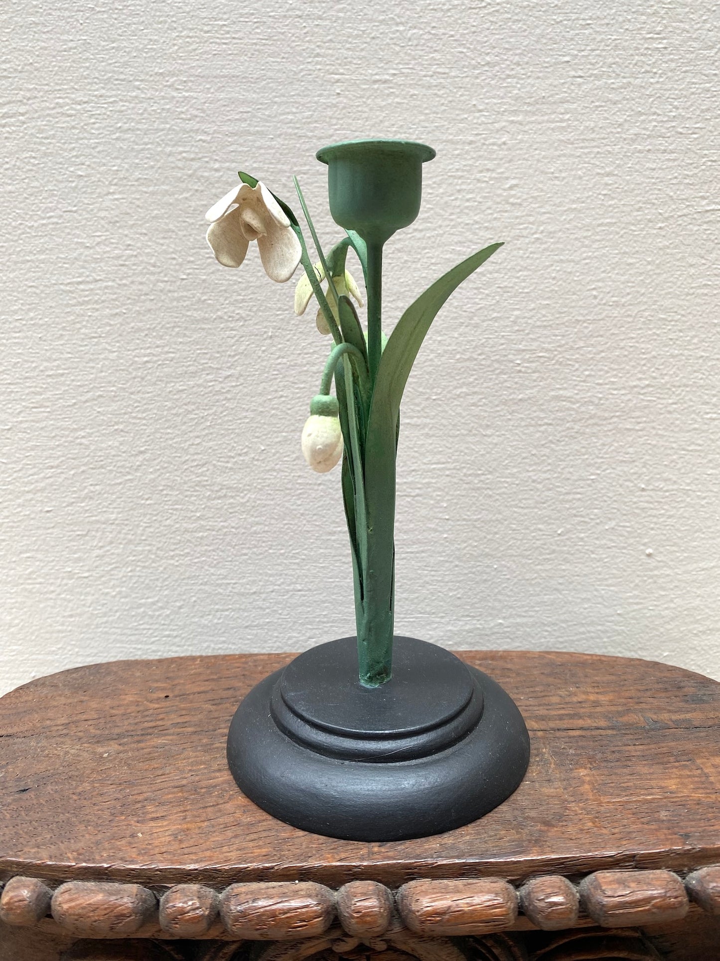 Snowdrop - European Metal Candle Holder