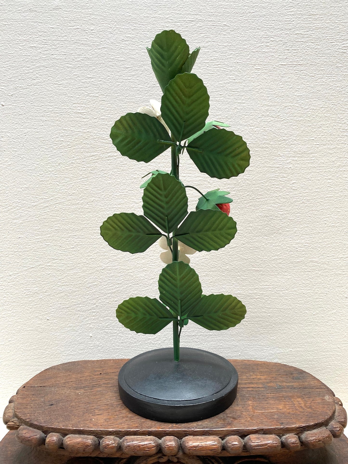 Strawberry with Blossom - European Metal Candle Holder