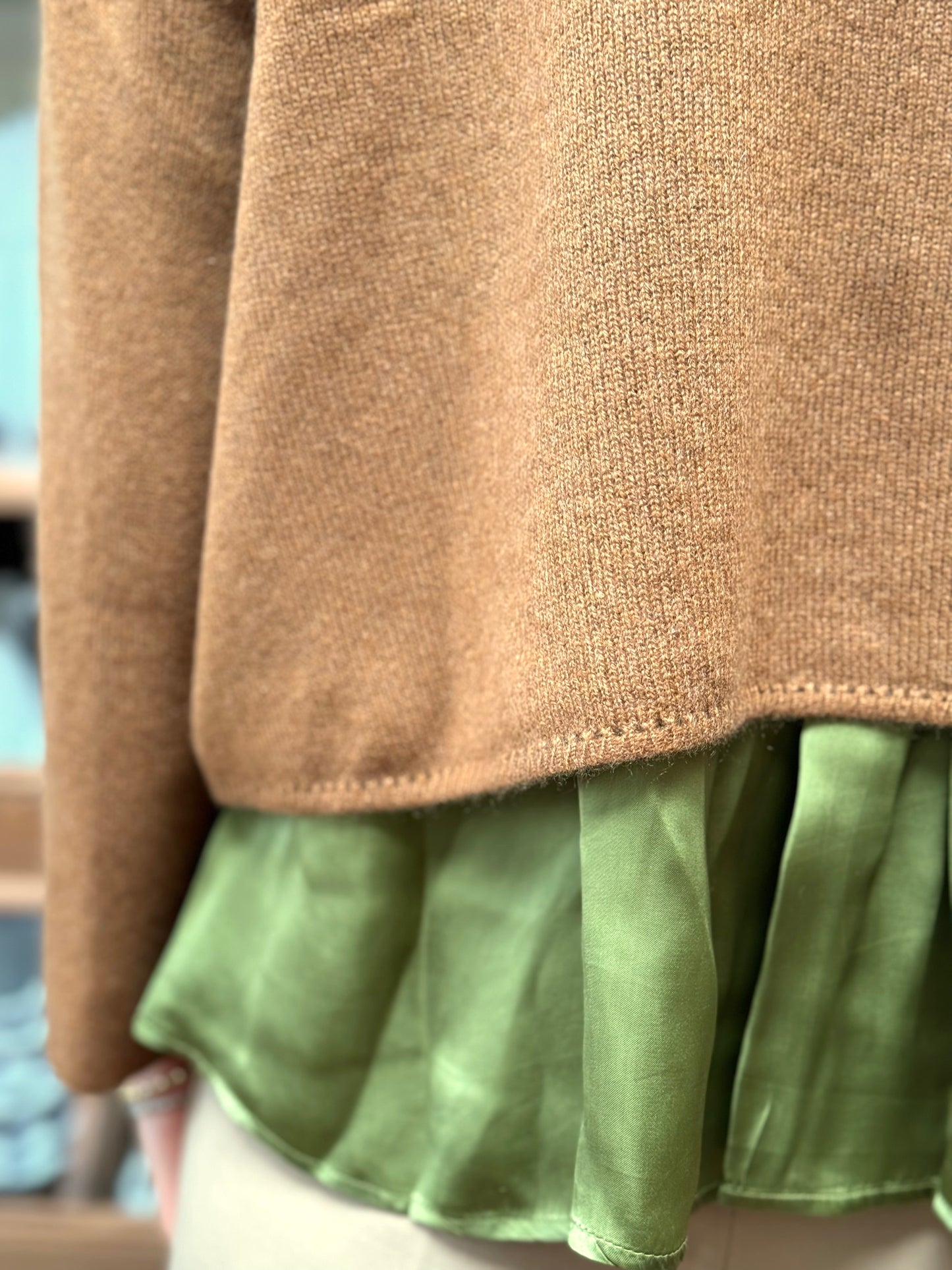 Minina Cashmere Knit Jumper - Camel