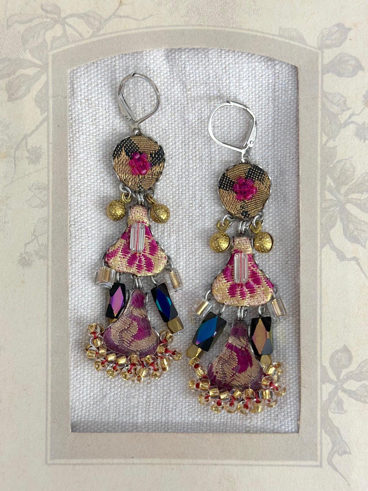 Ayala Bar Plum Wine Pranella Earrings