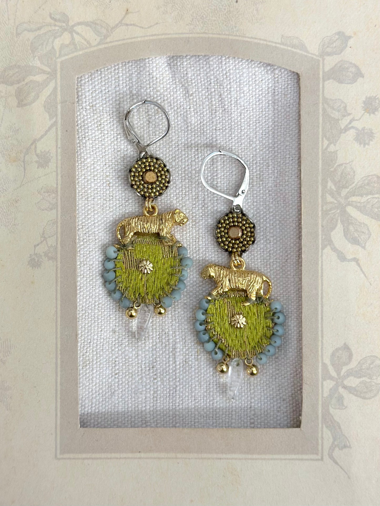 Ayala Bar Utopian Dream Tiger Earrings