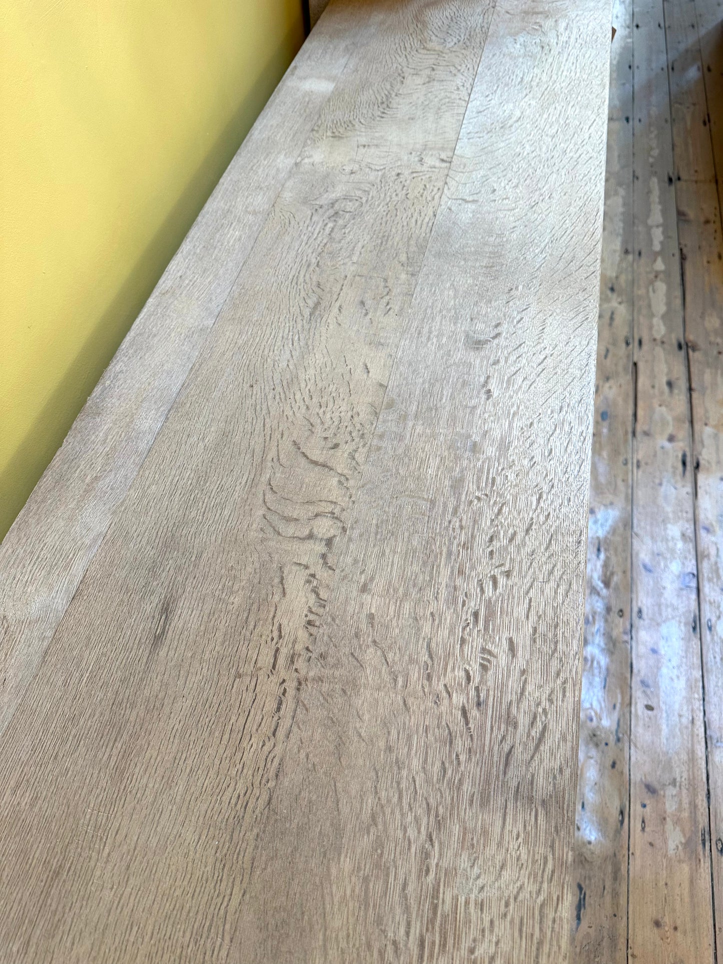 Antique French Solid Oak Four Door Sideboard