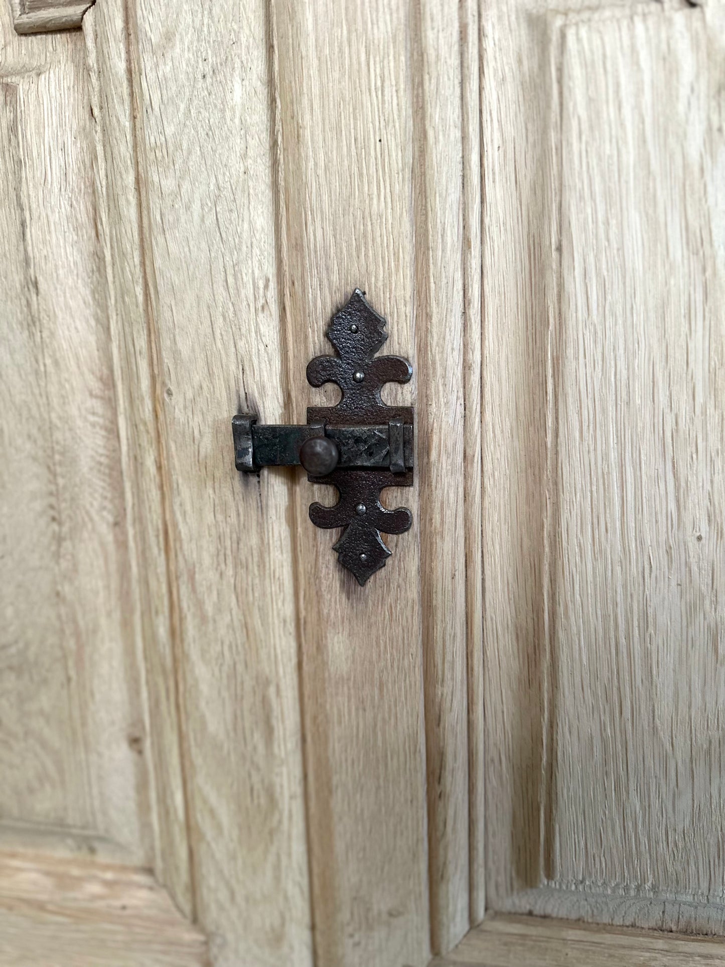Antique French Small 4 Door Cupboard