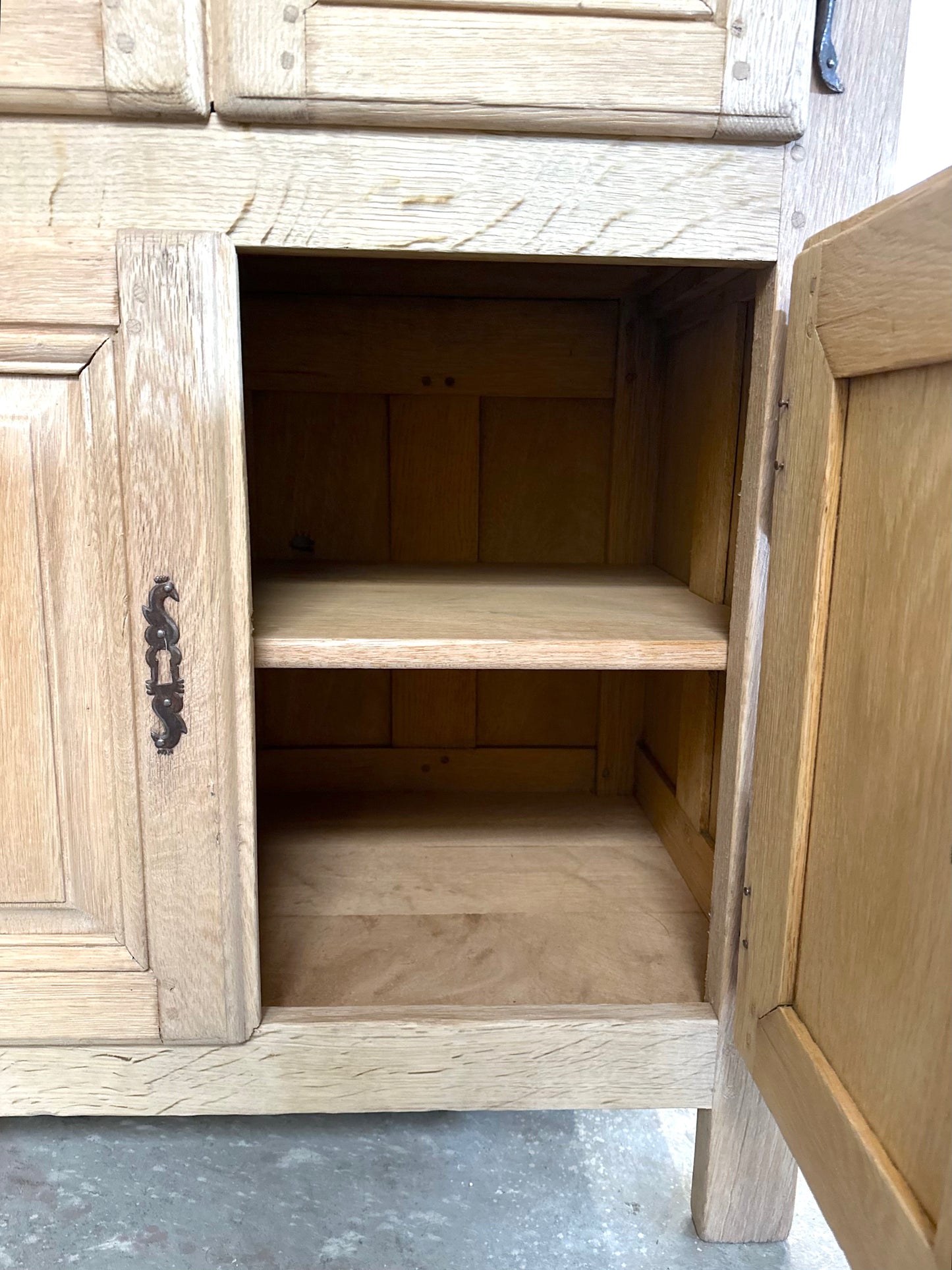 Antique French Small 4 Door Cupboard