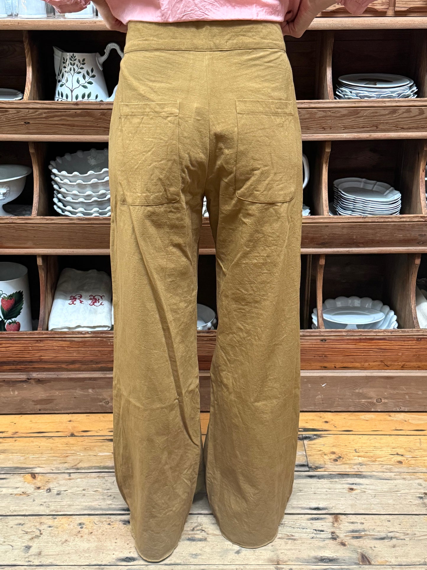 Sula Flare Pants - Tobbacco
