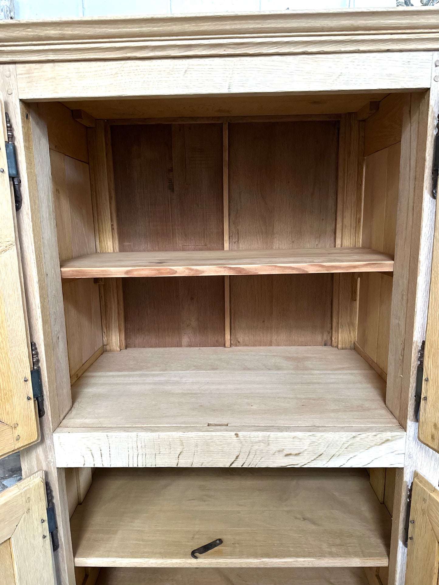 Antique French Small 4 Door Cupboard