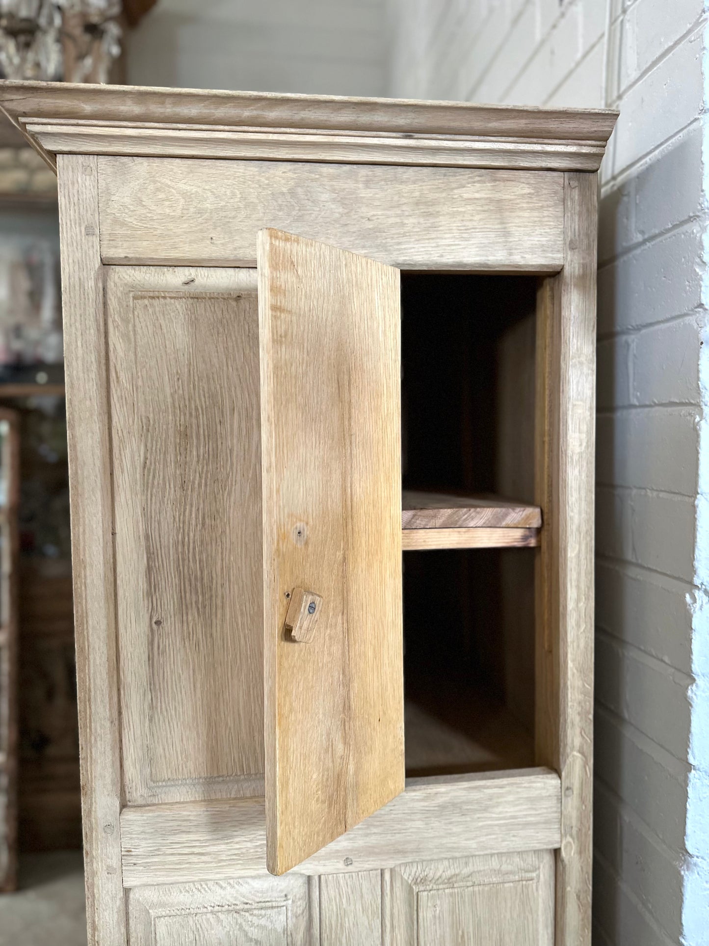 Antique French Small 4 Door Cupboard