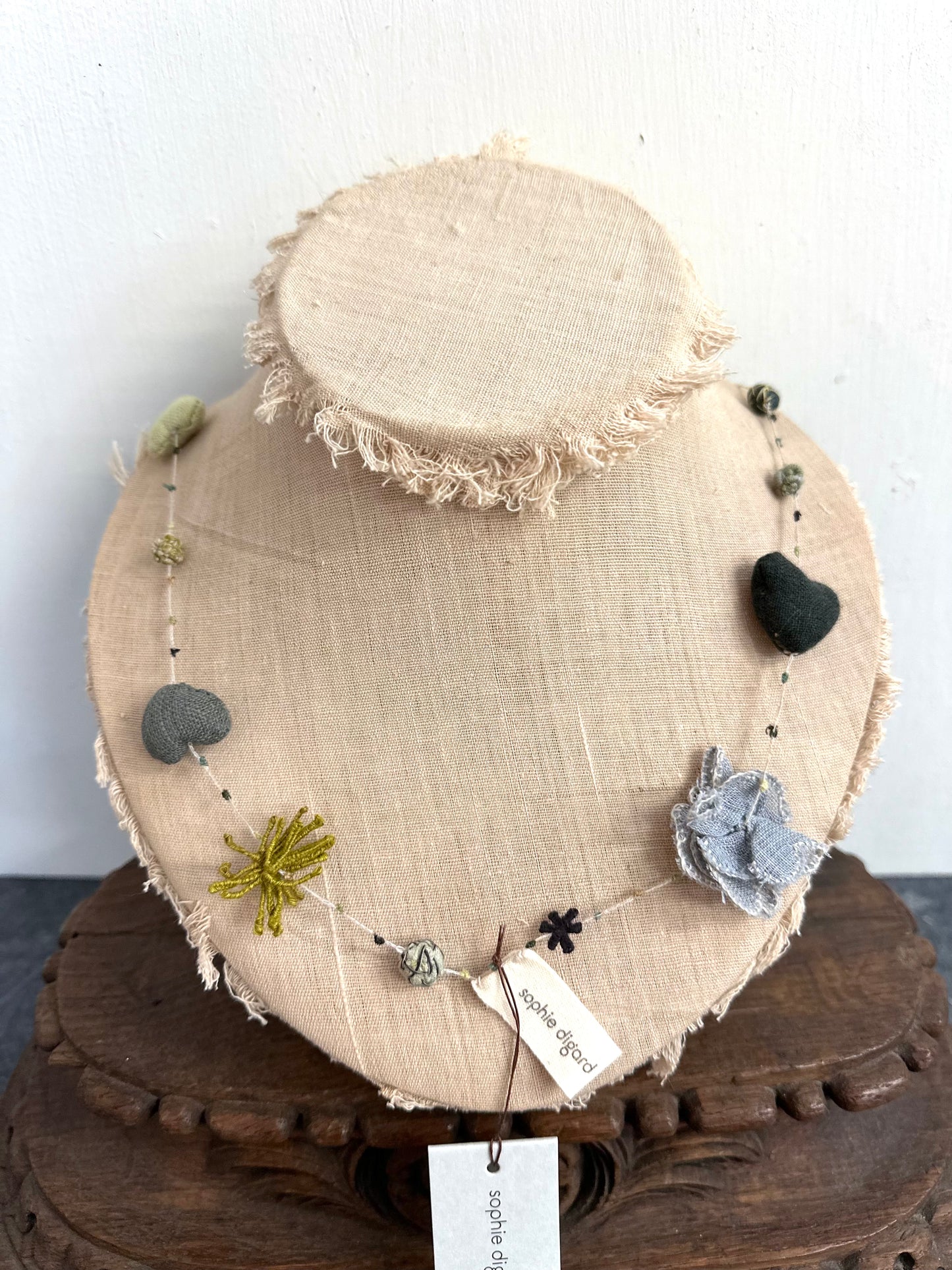 Sophie Digard Winter Floret Short Crochet Necklace