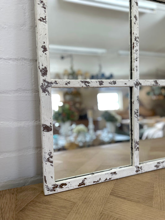 European Large Metal Window Mirror