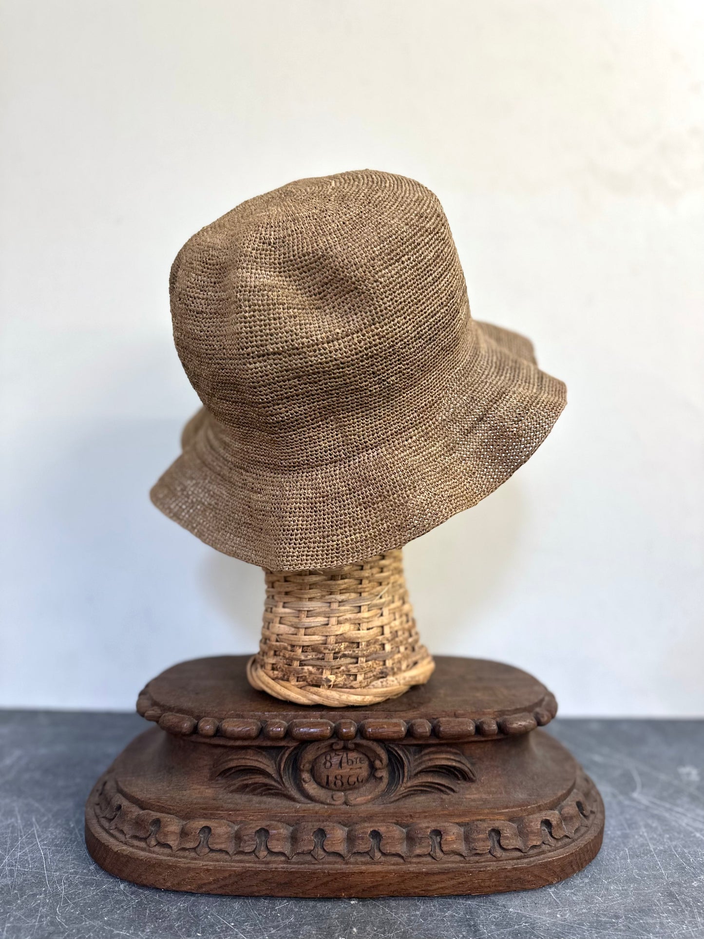 Sophie Digard Raffia Hat - Light Brown