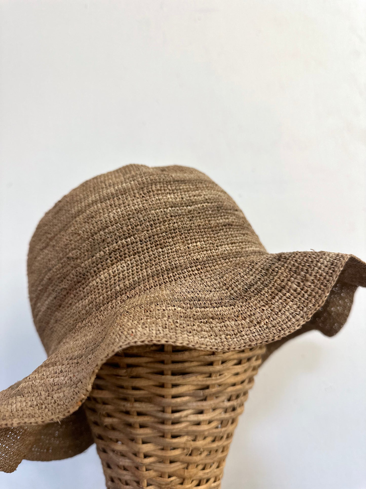Sophie Digard Raffia Hat - Light Brown