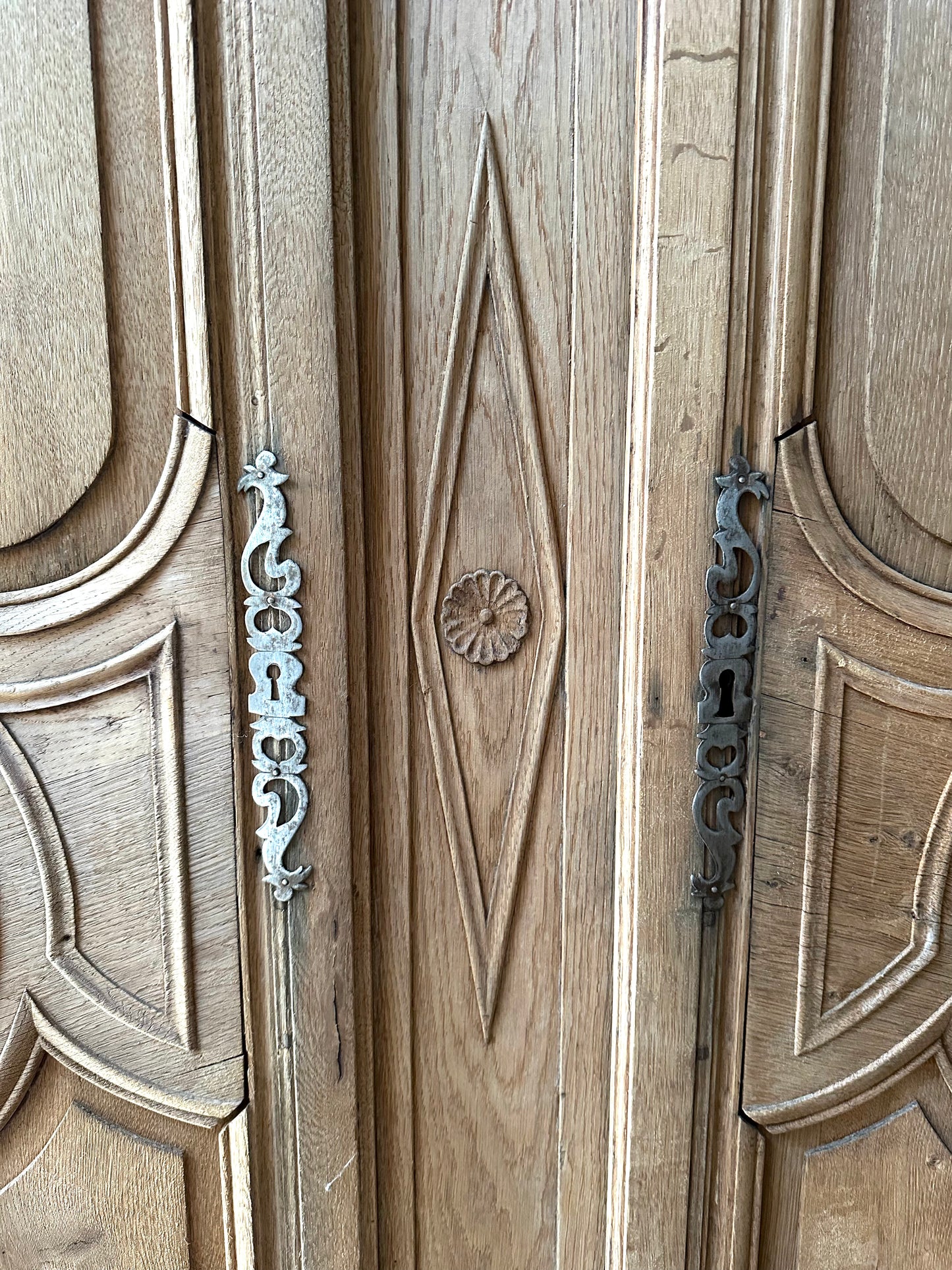 Antique French Oak Armoire