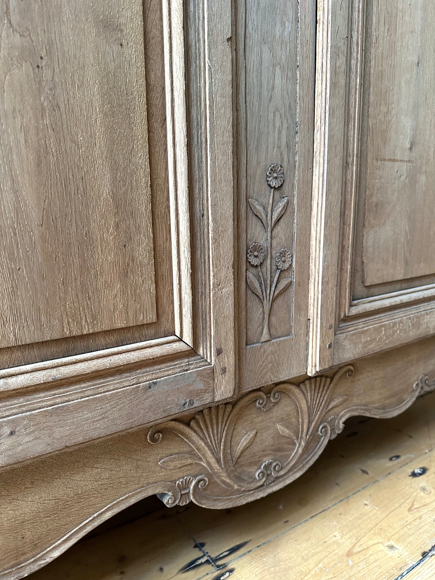 Antique French Oak Armoire