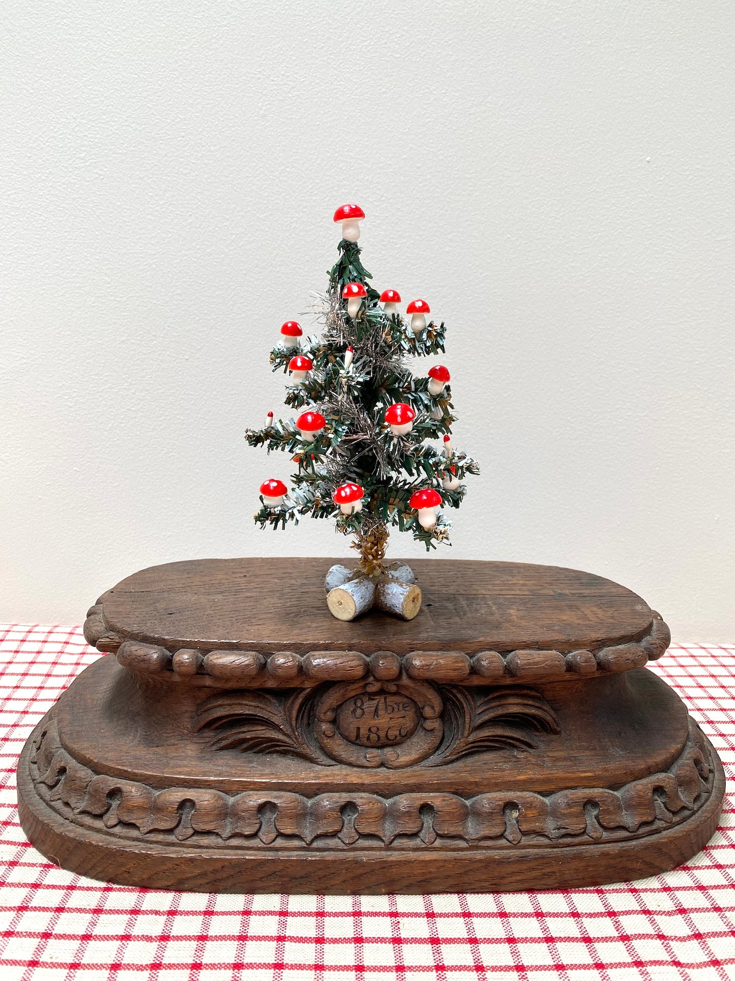 Mini Mushroom Tree - Nostalgic German Christmas Ornament