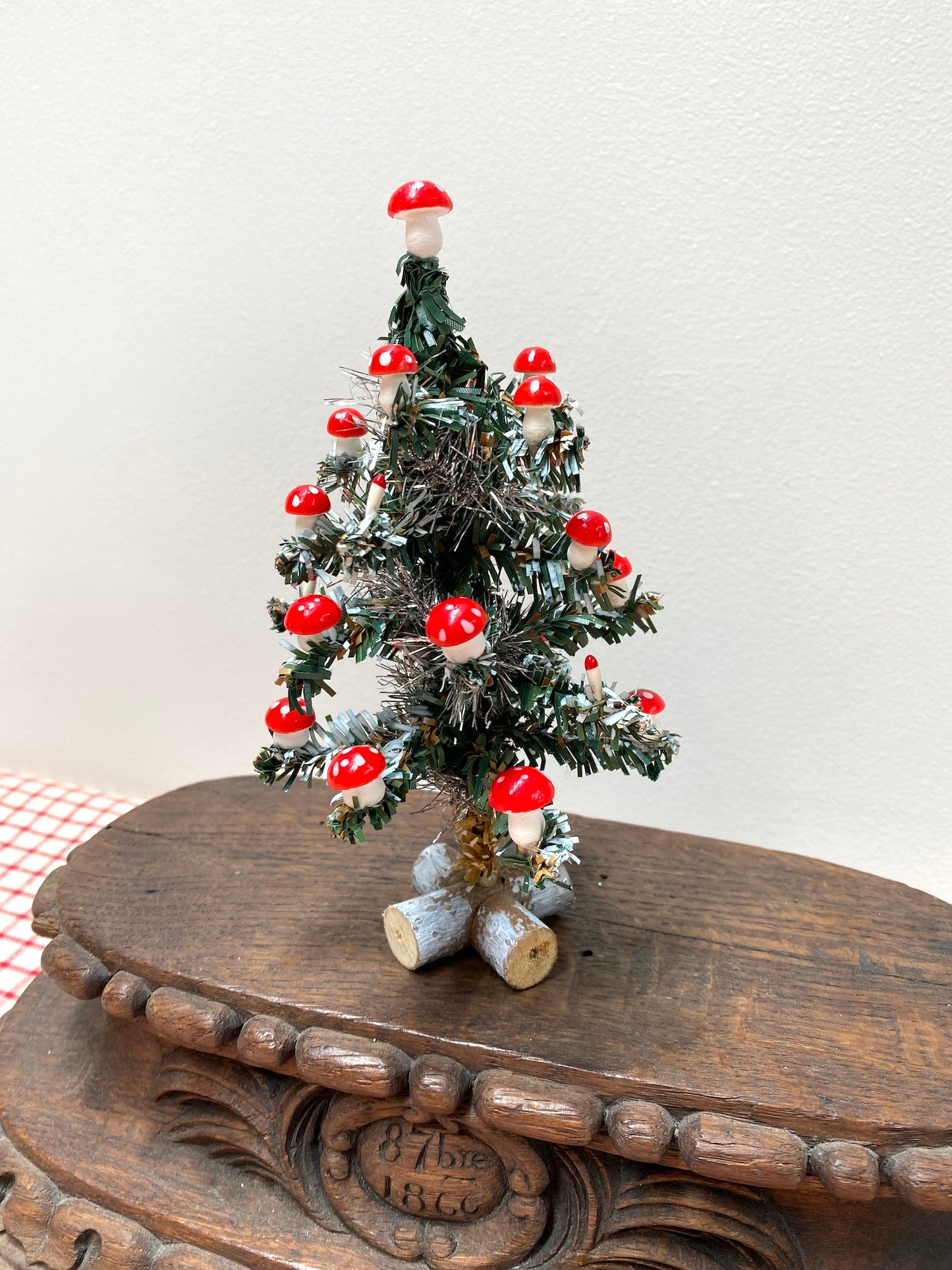 Mini Mushroom Tree - Nostalgic German Christmas Ornament