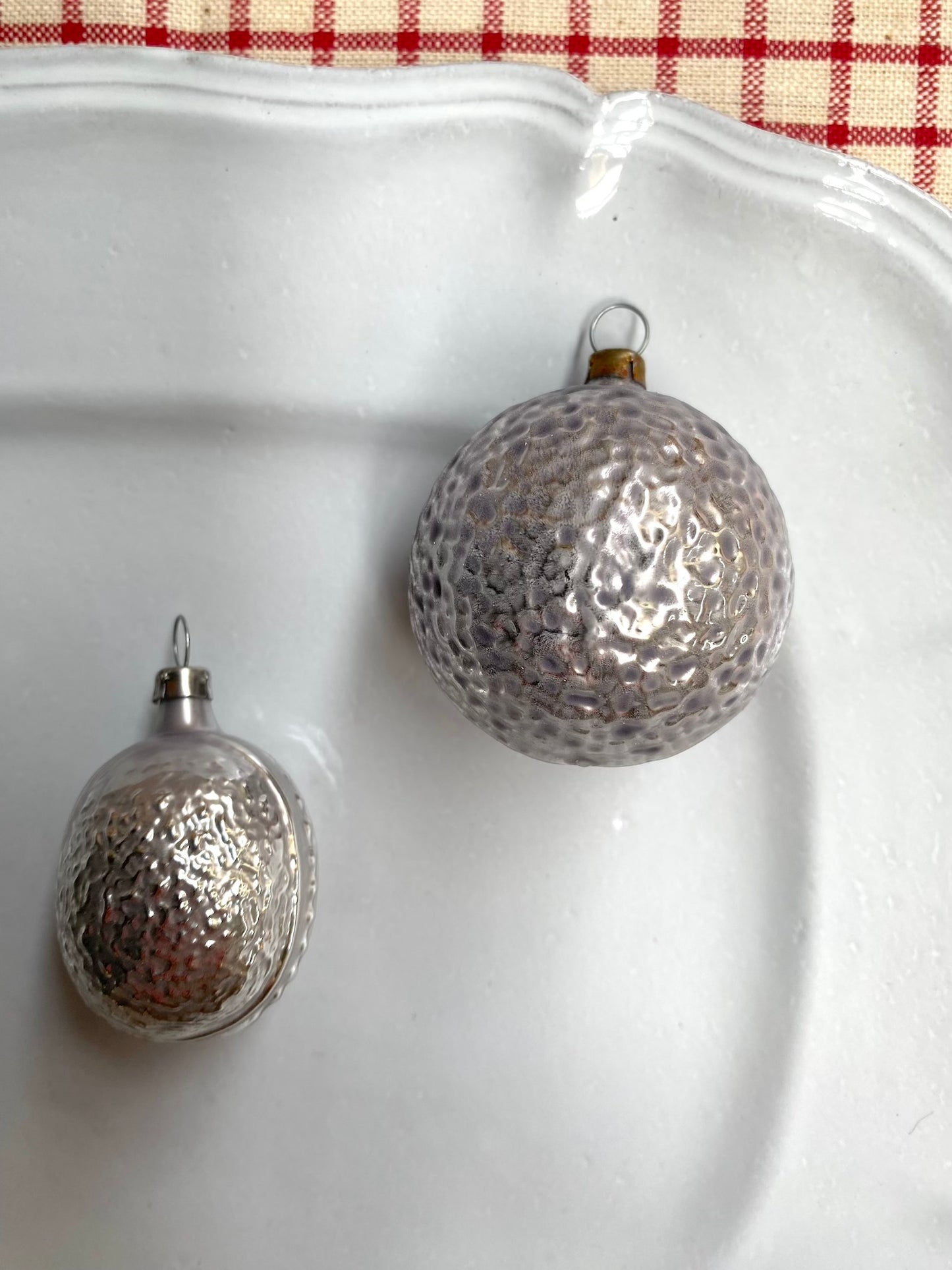 Cherry & Strawberry - Pair of Nostalgic German Christmas Ornaments