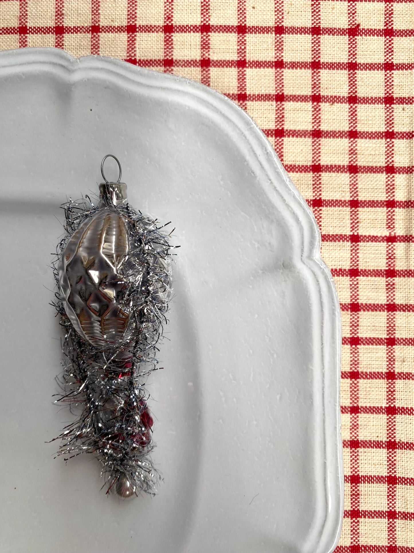 Hot Air Balloon Santa - Nostalgic German Christmas Ornament