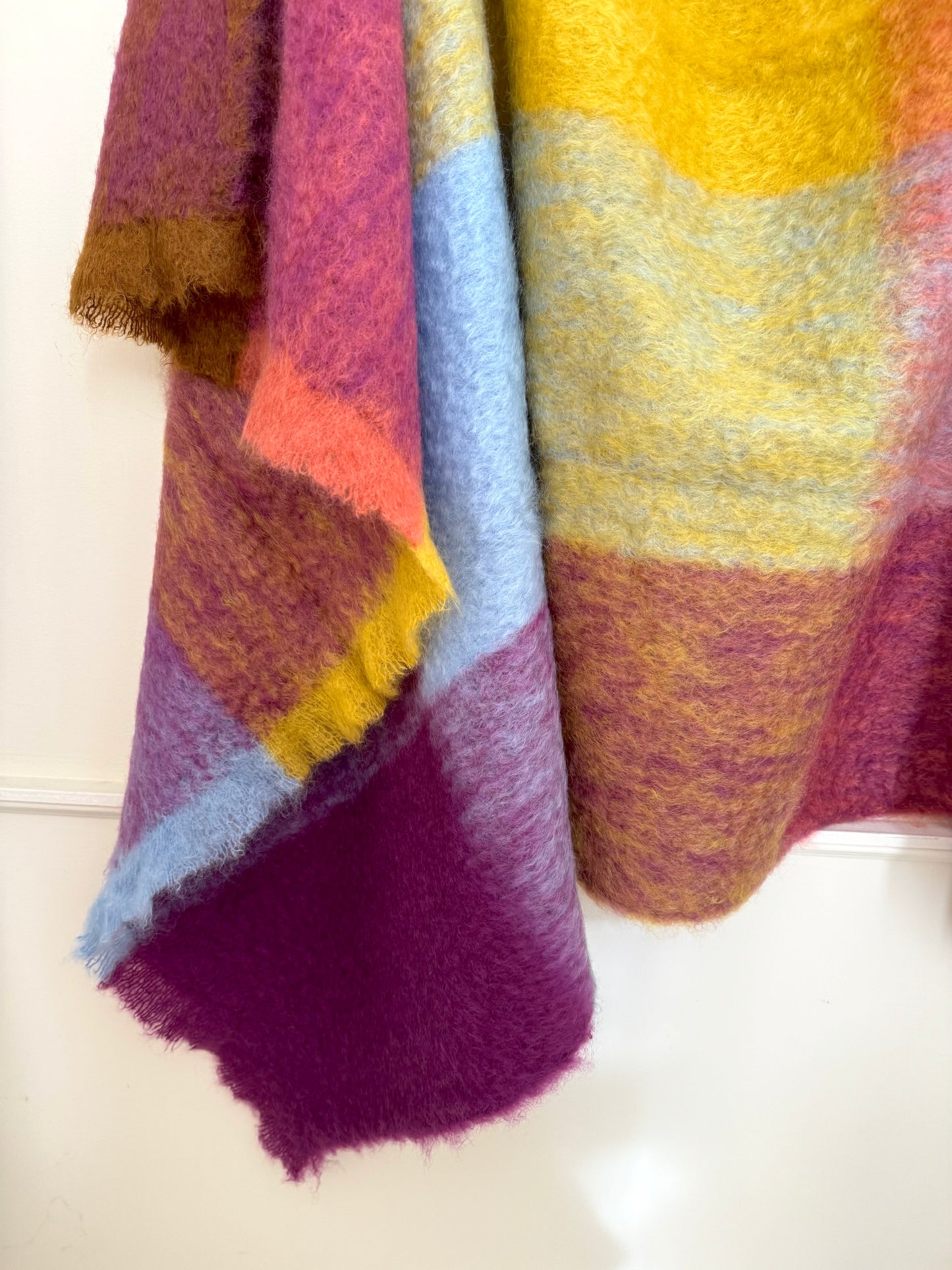 Mantas Ezcaray Multi Colour Mohair Blanket II