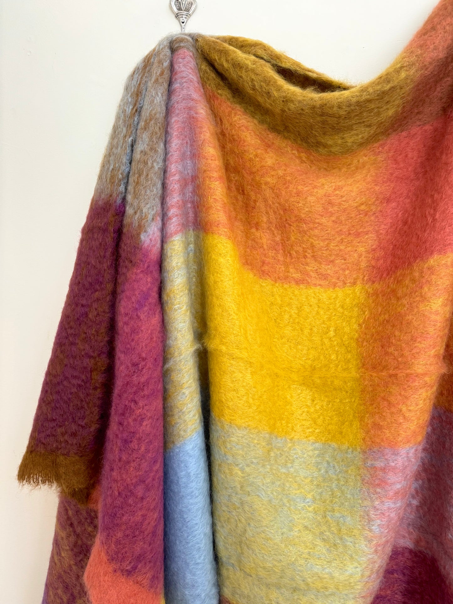 Mantas Ezcaray Multi Colour Mohair Blanket II
