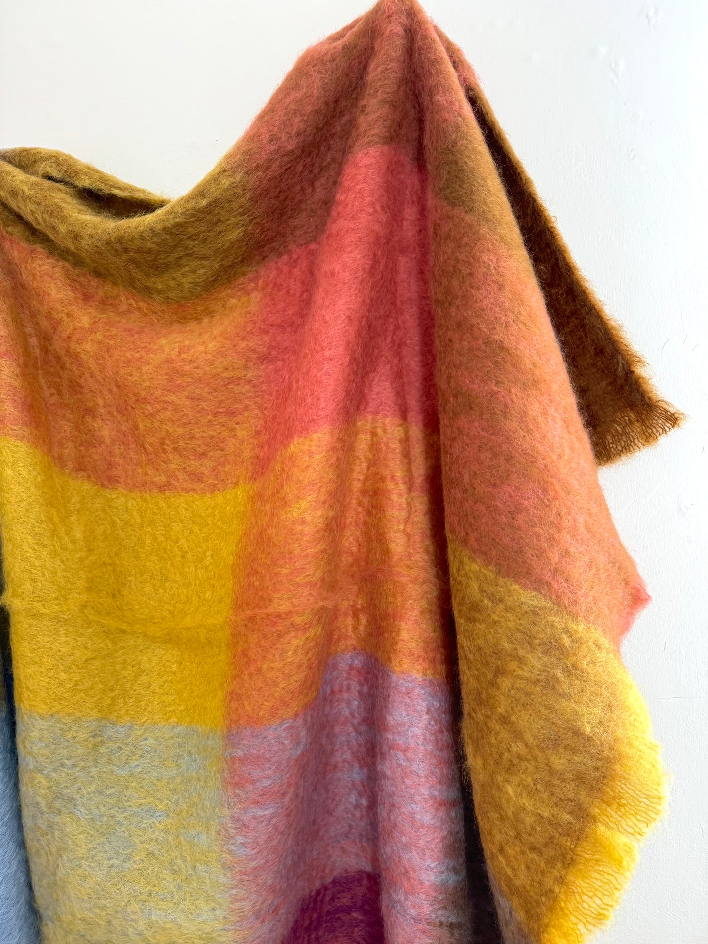 Mantas Ezcaray Multi Colour Mohair Blanket II