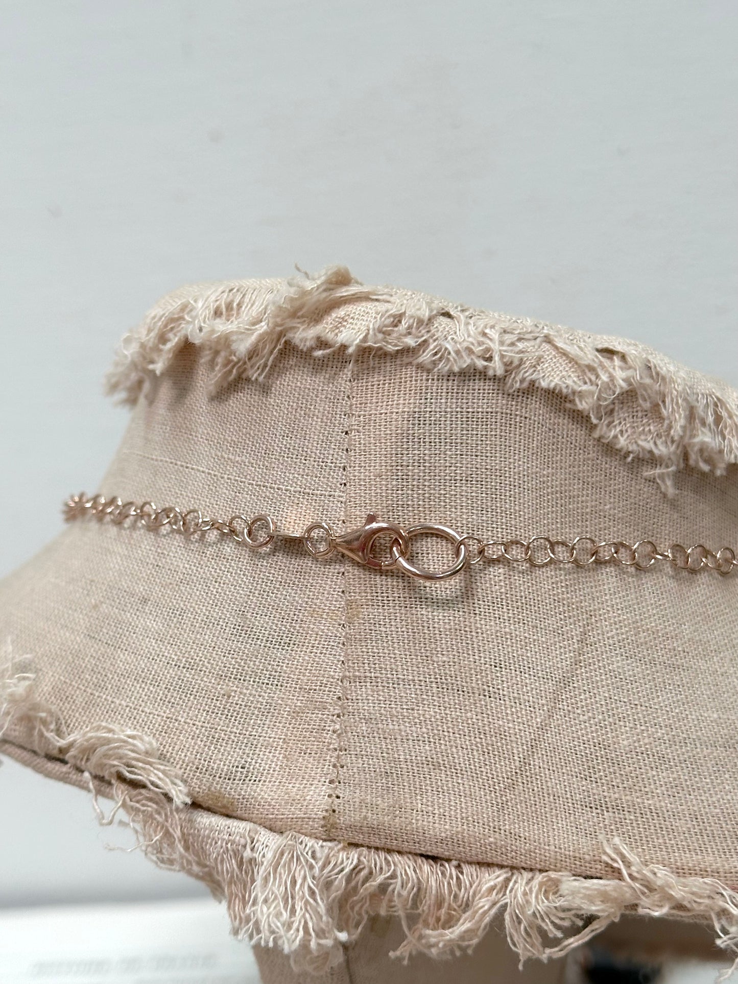 Italian Black Agate And Silver Pearl Long Necklace