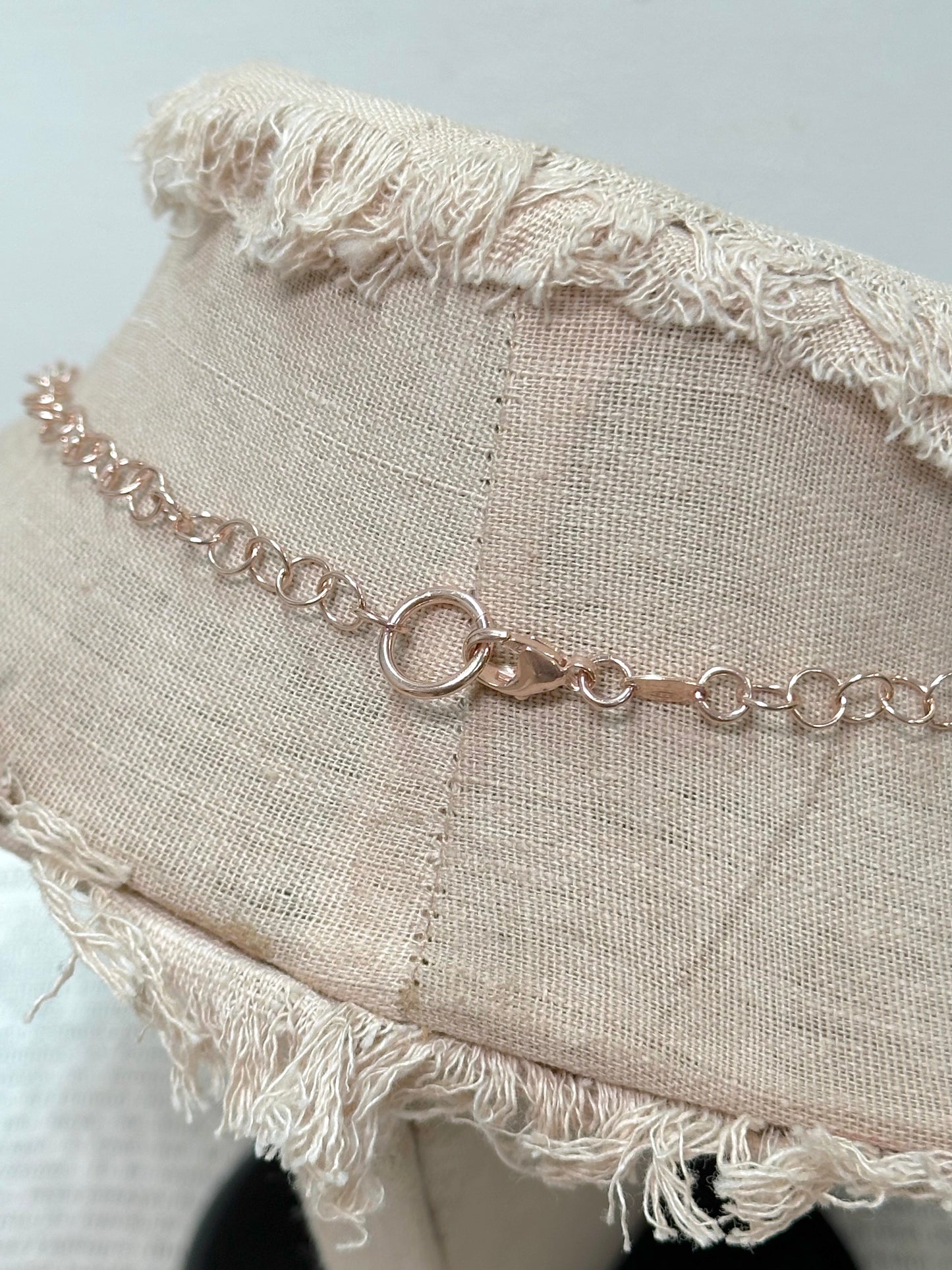 Italian White Coin Pearl Double Link Necklace