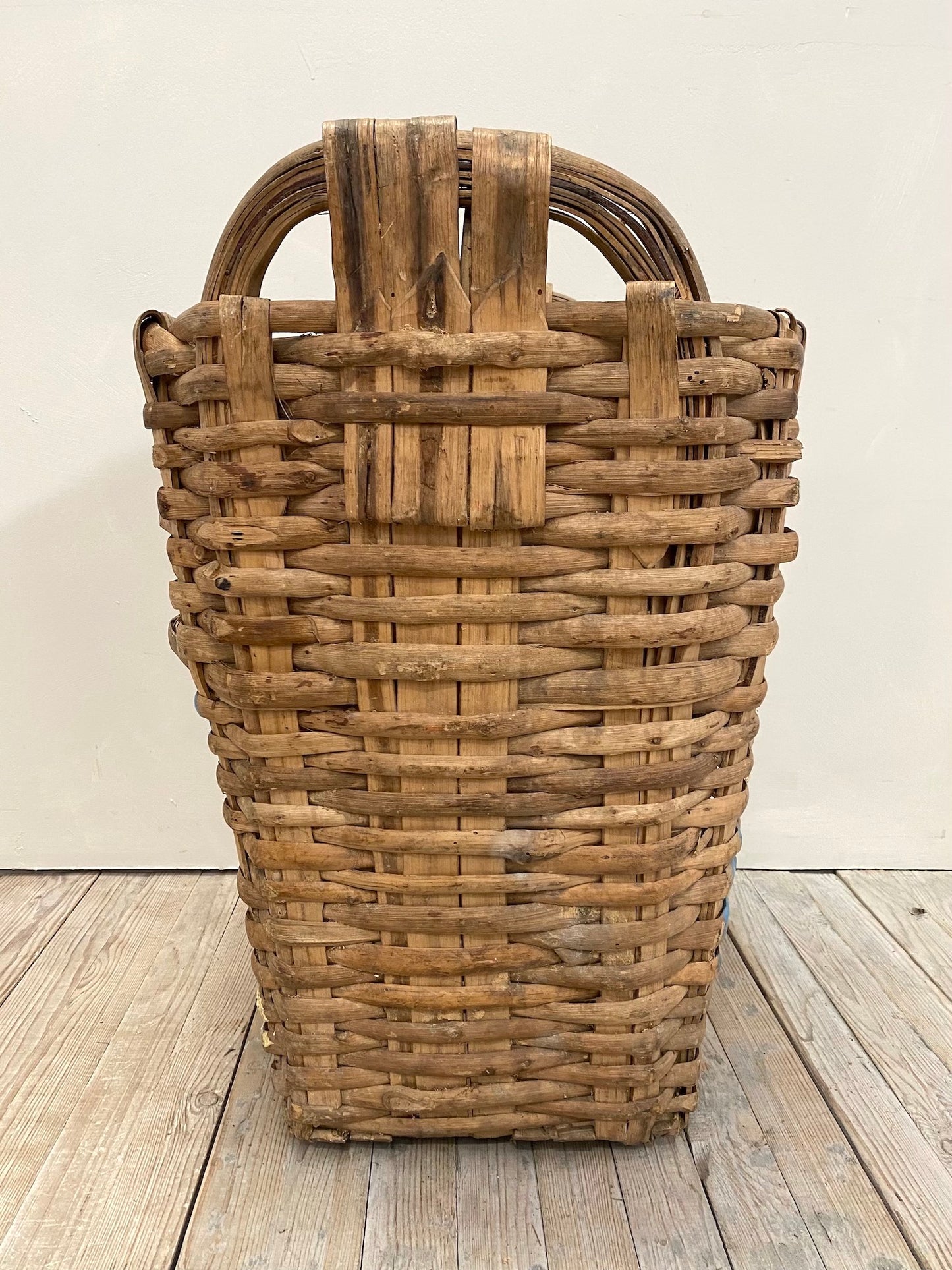 Vintage French Harvest Basket 14