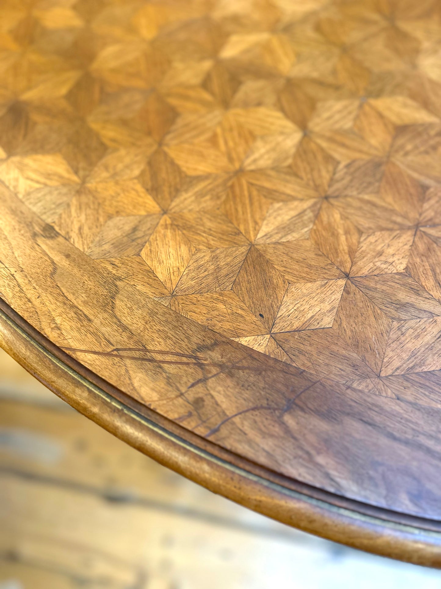 Antique French Oval Occasional Table
