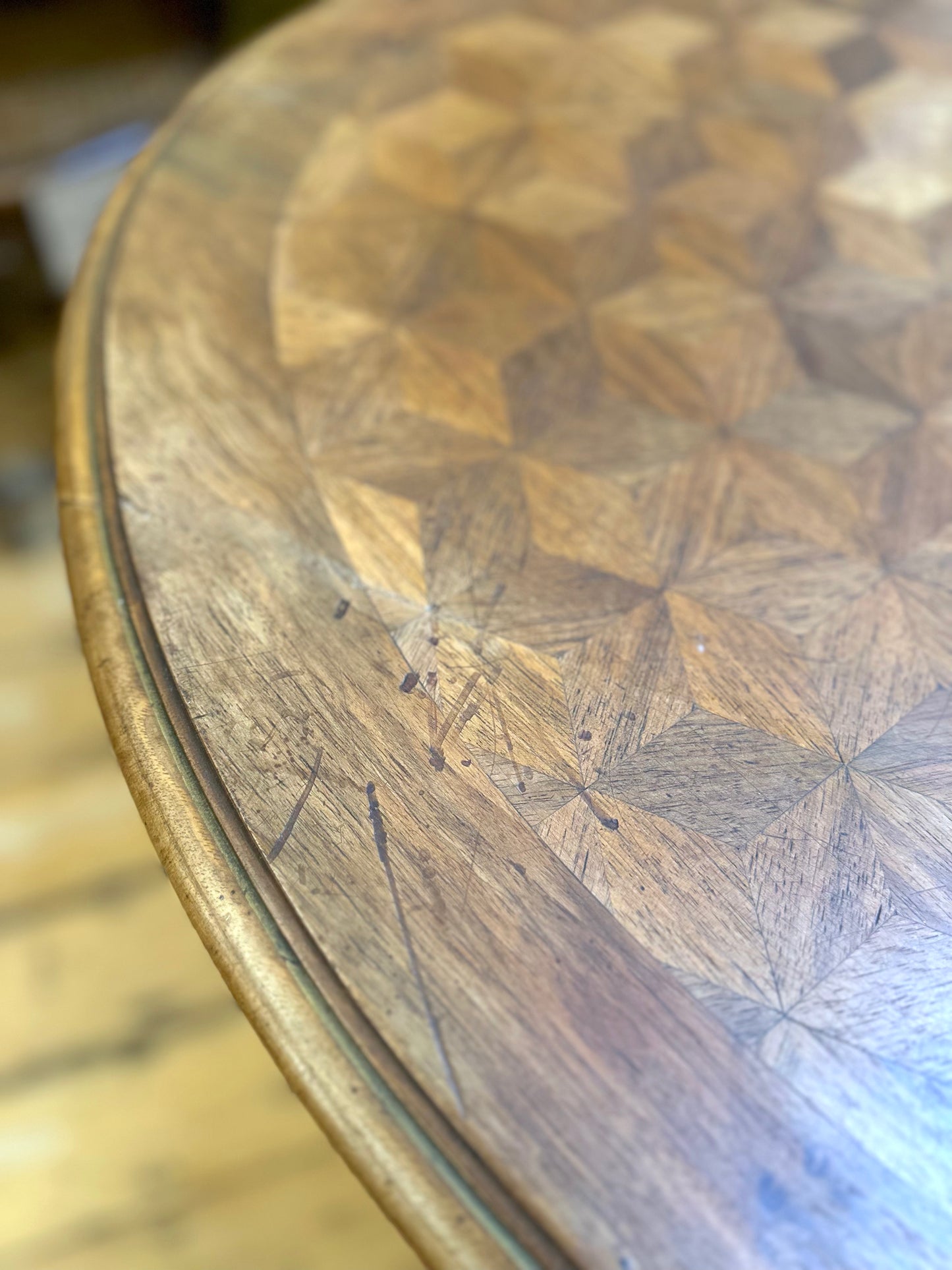 Antique French Oval Occasional Table