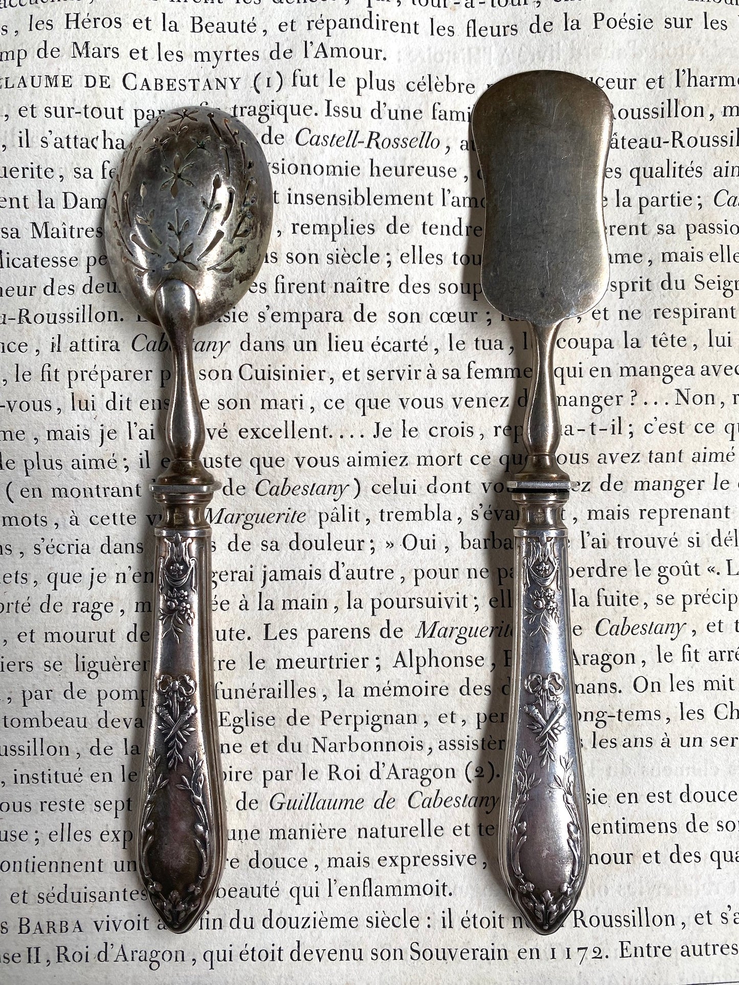 Antique French Silver Jam & Sugar Servers