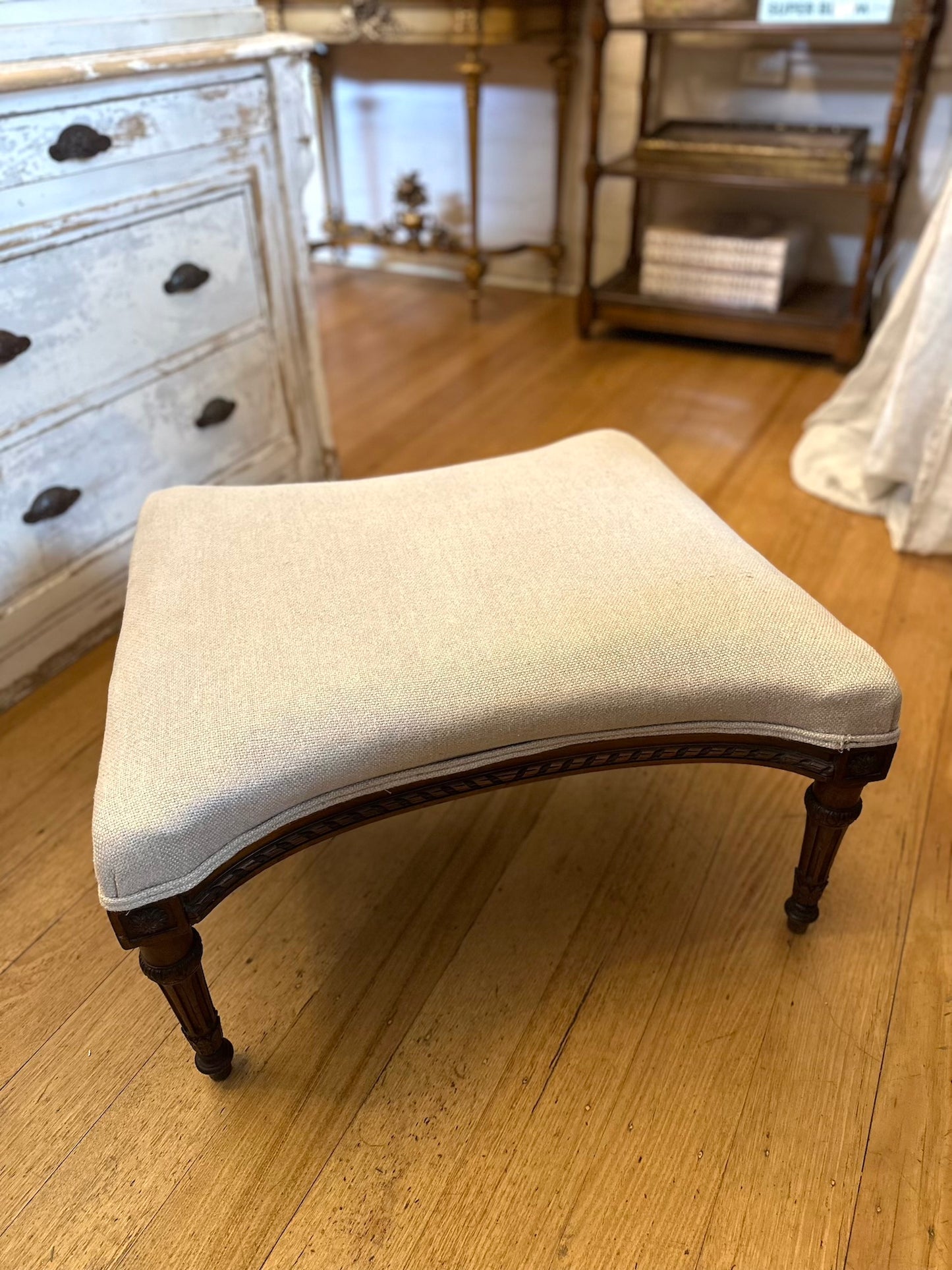Antique French Three Piece Walnut Duchess Suite