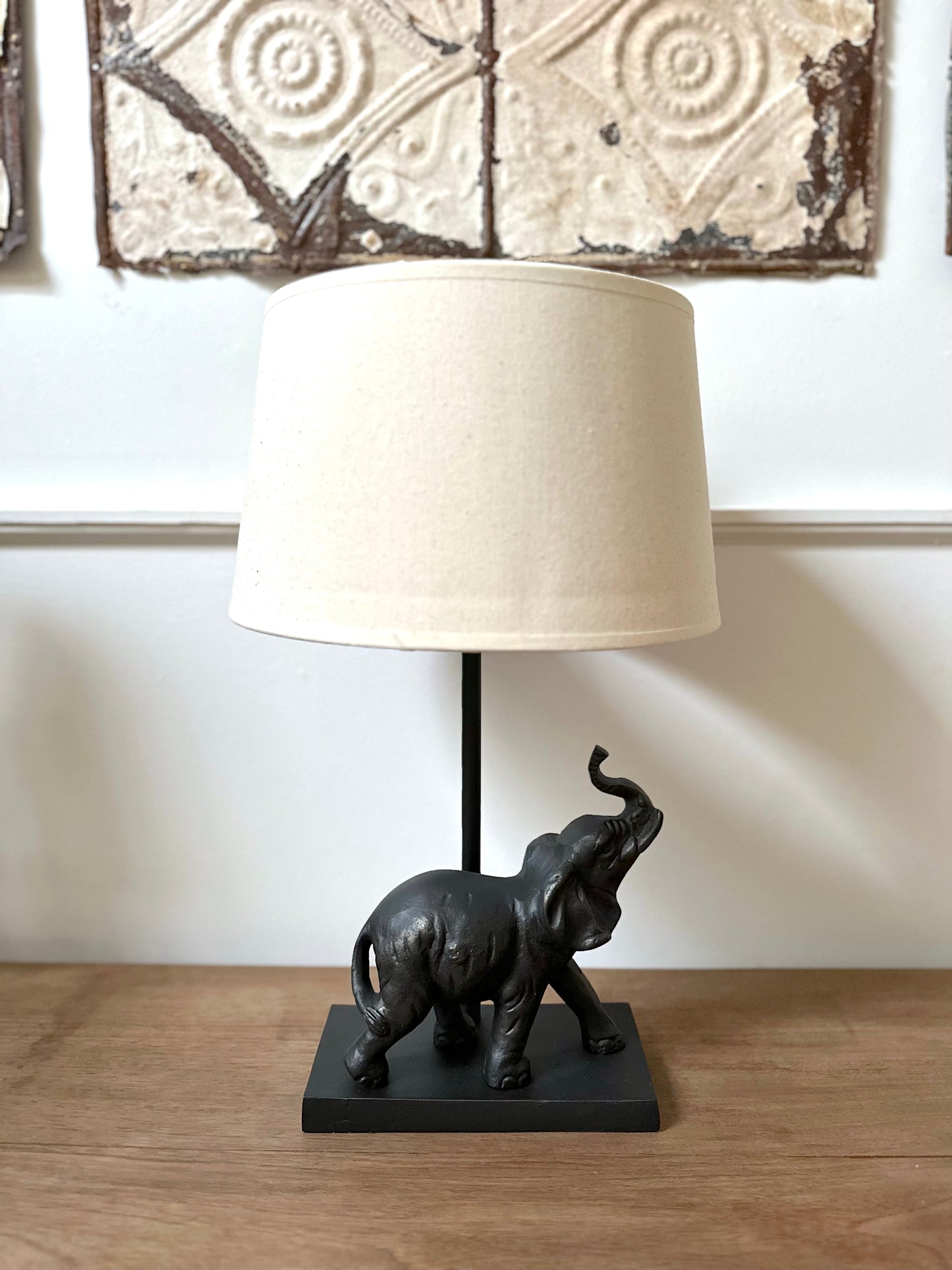 European Elephant Lamp