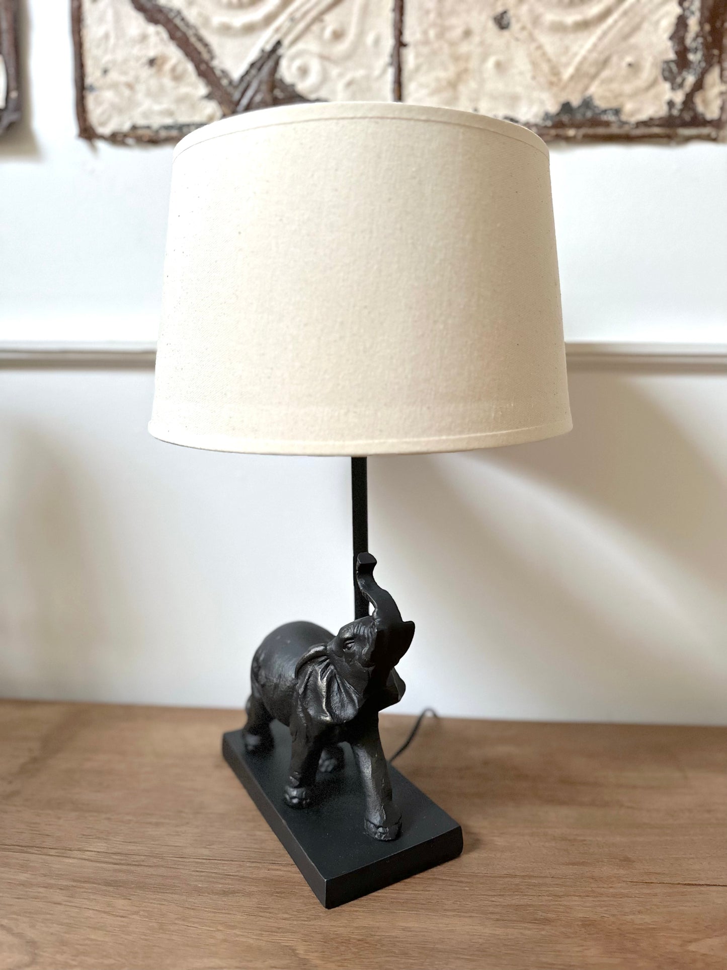 European Elephant Lamp