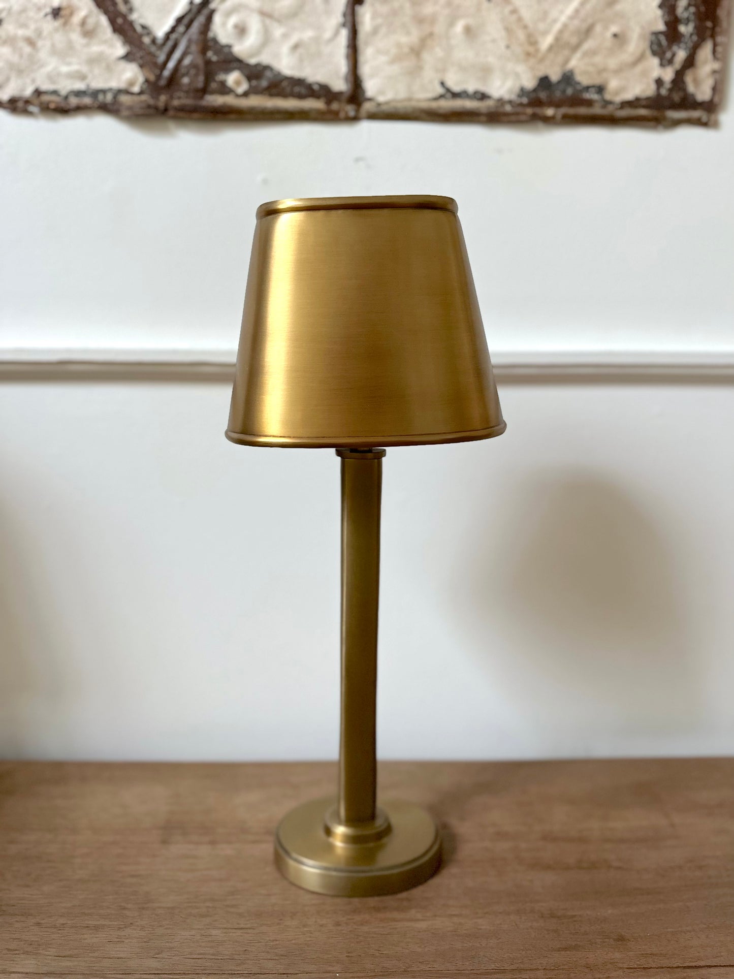 European Brass Table Lamp
