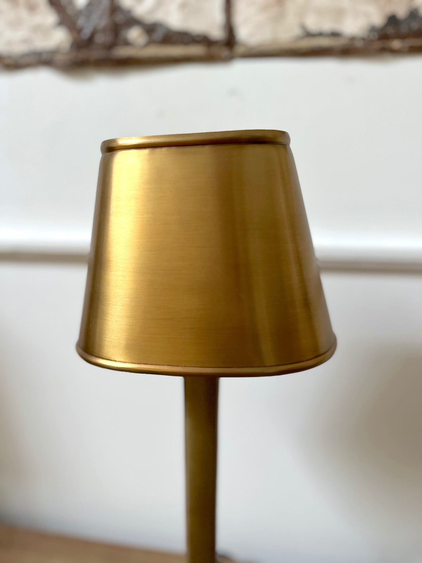 European Brass Table Lamp